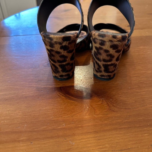Saint Laurent Leopard Sandals - Picture 2 of 3